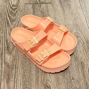 Pink Platform Sandals